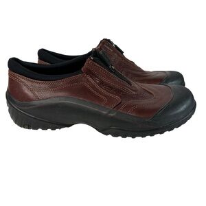 Clarks Gorpcore Muckers Fog Brown Waterproof Duck Boots Zip Up Rain Shoes 10 M